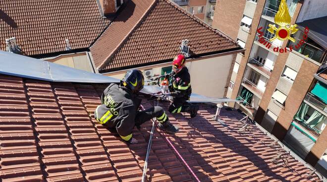 Interventi vigili del fuoco vento 08042022