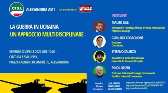 “La guerra in Ucraina: un approccio interdisciplinare” seminario cisl