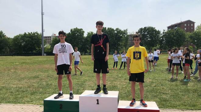 La media di Cerrina ai campionati studenteschi di atletica leggera ad Alessandria