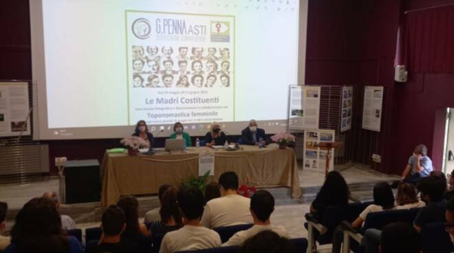 Inaugurazione della mostra le madri costituenti  all' Istituto Penna di Asti