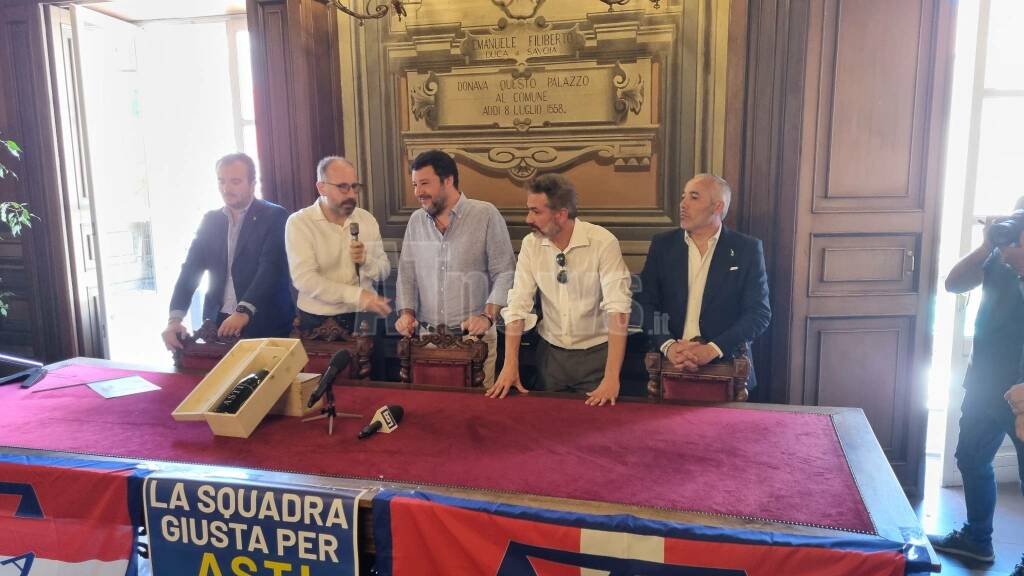 Matteo Salvini ad Asti