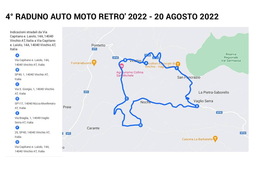 eventi agosto 2022 proloco vinchio 