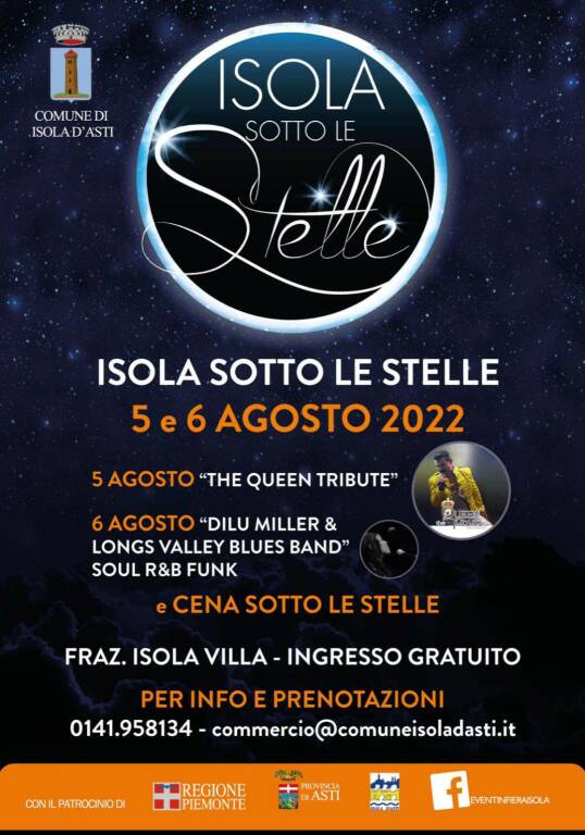 isola sotto le stelle 2022