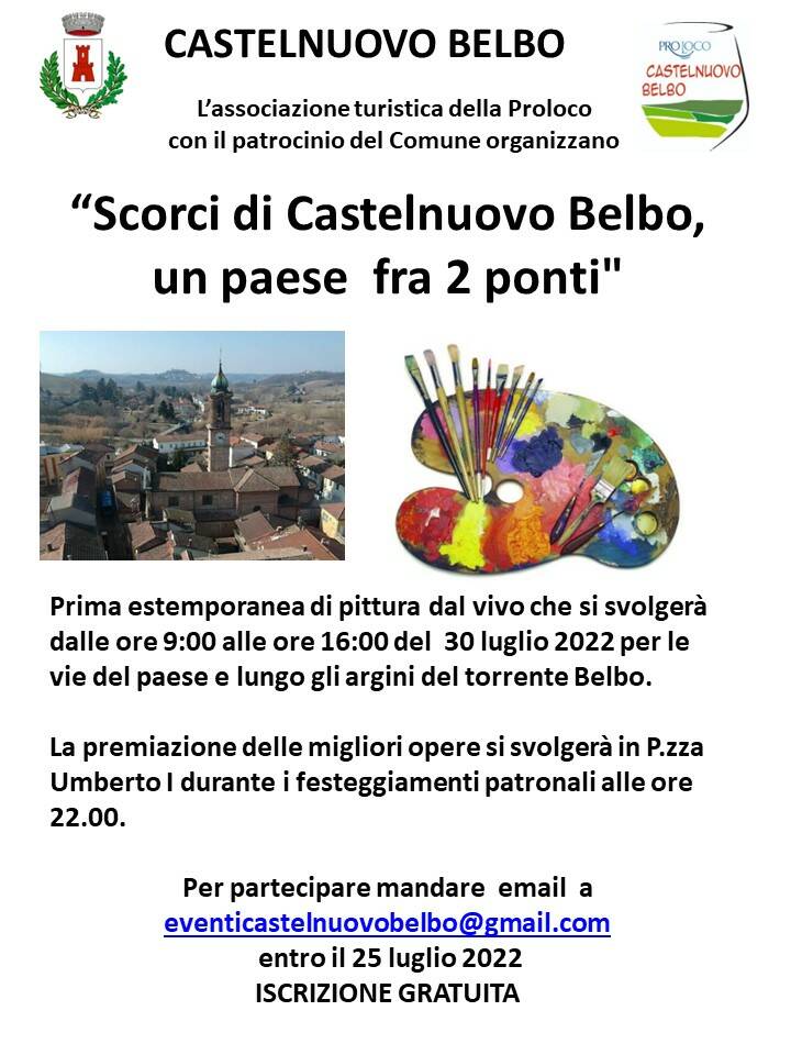 Scorci di Castelnuovo Belbo, un paese fra 2 ponti