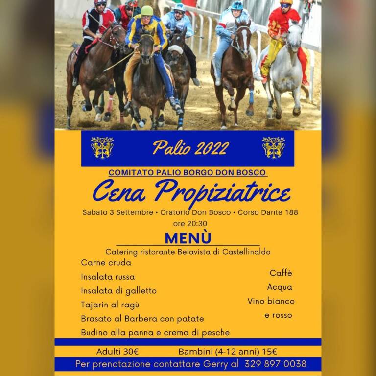 eventi palio 2022 borgo don bosco