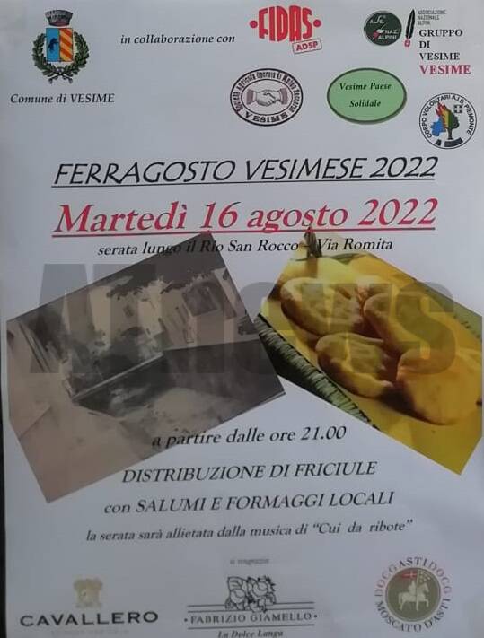 Ferragosto vesimese 2022