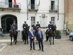 polizia a cavallo al palio di Asti 2022