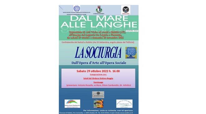 dal mare ale langhe vernissage bubbio