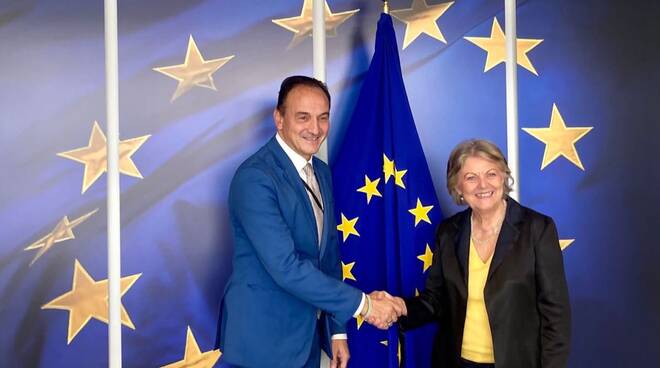 Il presidente Cirio incontra a Bruxelles la Commissaria europea Elisa Ferreira