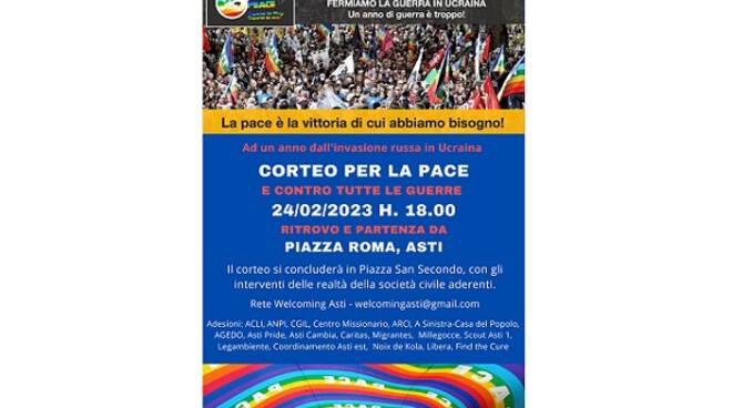 corteo pace asti