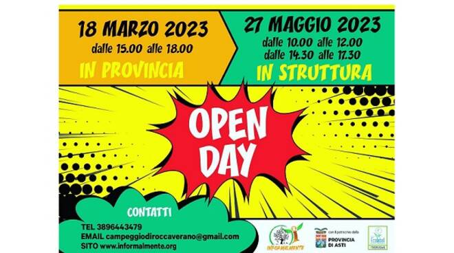 open day campeggio roccaverano