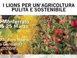 Convegno Lions "Agricoltura Sostenibile" sabato 25 marzo Nizza M.to