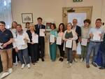 Consegna attestati per corso uso DAE Prefettura Asti