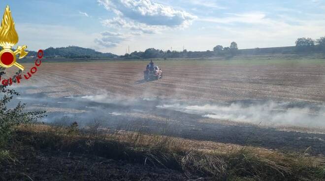 incendio vicino tangenziale