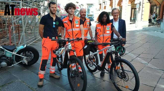 croce verde inaugurazione e-bike