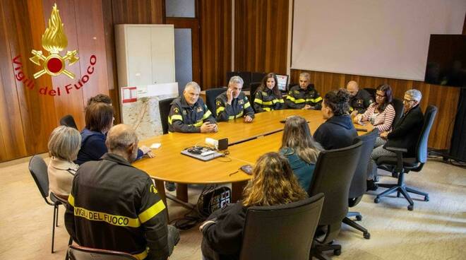 visita direttore regionale caserma vigili del fuoco asti