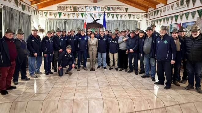 questore incontro alpini