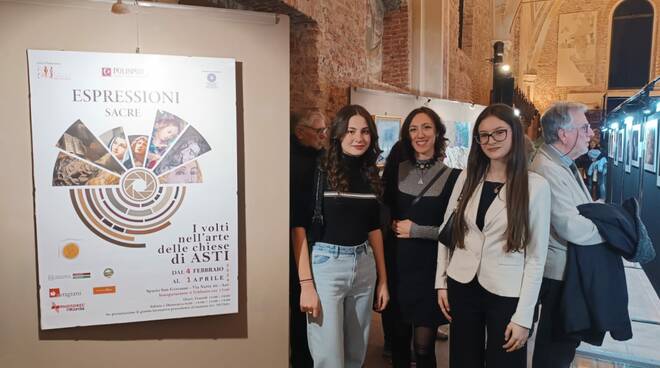 liceo artistico alla mostra "Espressioni Sacre...i volti nell'arte delle chiese di Asti"