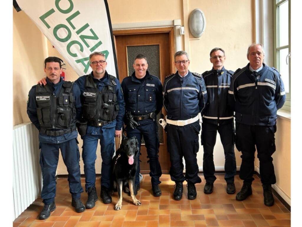 operazione polizia locale nizza con cane hero 