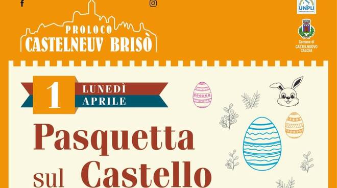 Pasquetta sul castello di Castelnuovo Calcea