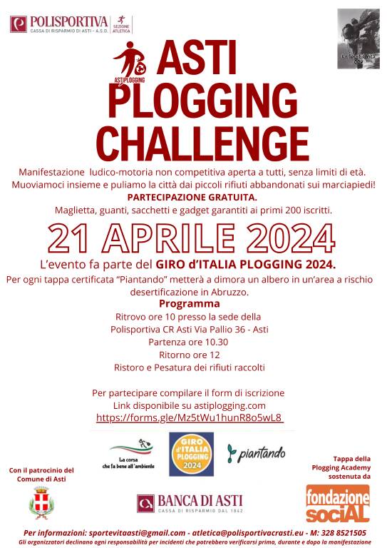 asti plogging challenge