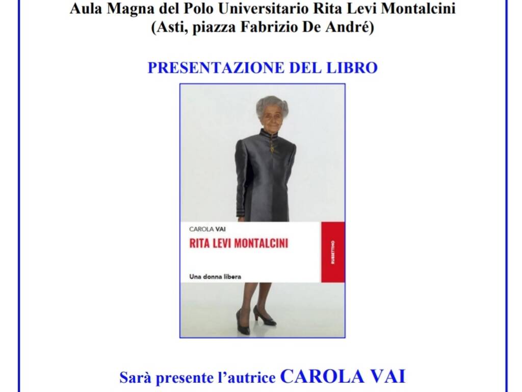 presentazione libro rita levi montalcini