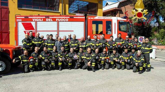 Ventennale del distaccamento volontari dei Vigili del Fuoco di Canelli