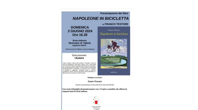 napoleone in bicicletta presentazione tigliole
